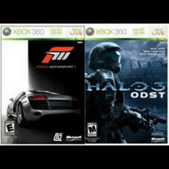 Restored Forza Motorsports 3 / Halo 3 ODST - Xbox 360 (Refurbished)
