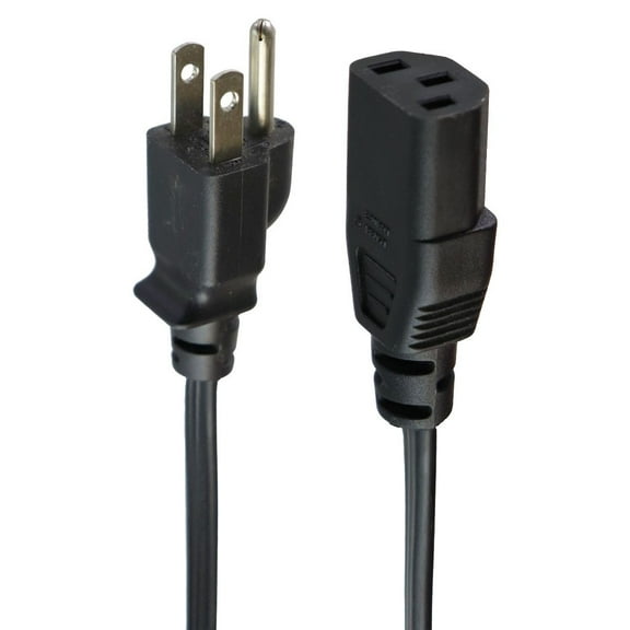 Restored Foxconn ( FM-008 / FF-01 / E301899) 10A 125V Power Supply Cord - Black (Refurbished)