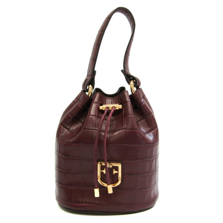 Pre Owned Furla Corona Mini Women s Leather Handbag Shoulder Bag