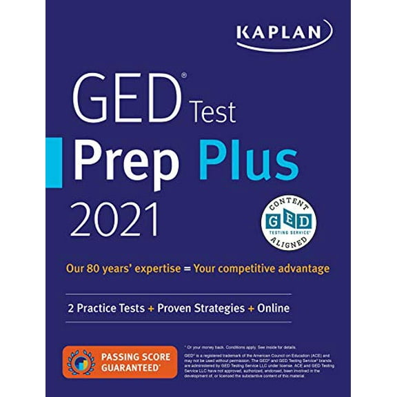 Pre-Owned GED Test Prep Plus 2021: 2 Practice Tests + Proven Strategies + Online (Paperback) 1506266258 9781506266251