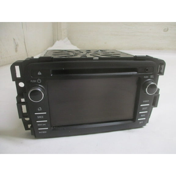 Pre-Owned GMC Acadia Single Disc CD Navigation GPS Player Radio Stereo OEM LKQ - Verify Specific Vehicle Fitment In Description - (Good)