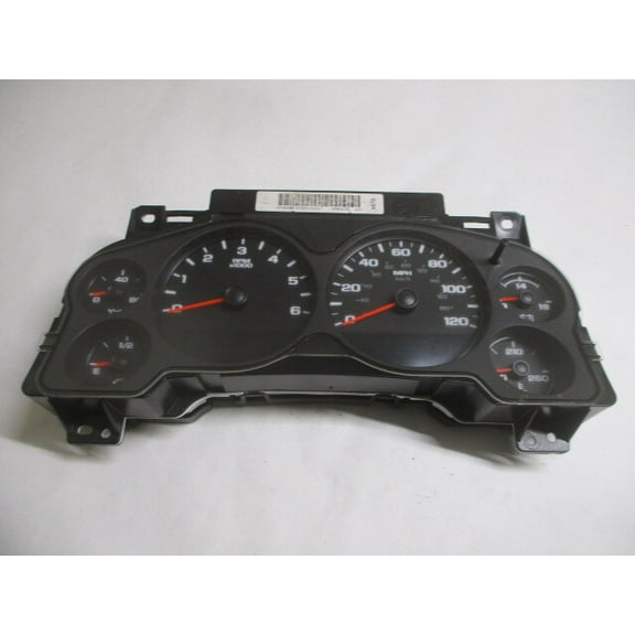 Pre-Owned GMC Sierra 2500 3500 Speedometer Speedo Cluster MPH 145K OEM LKQ - Verify Specific Vehicle Fitment In Description - (Good)