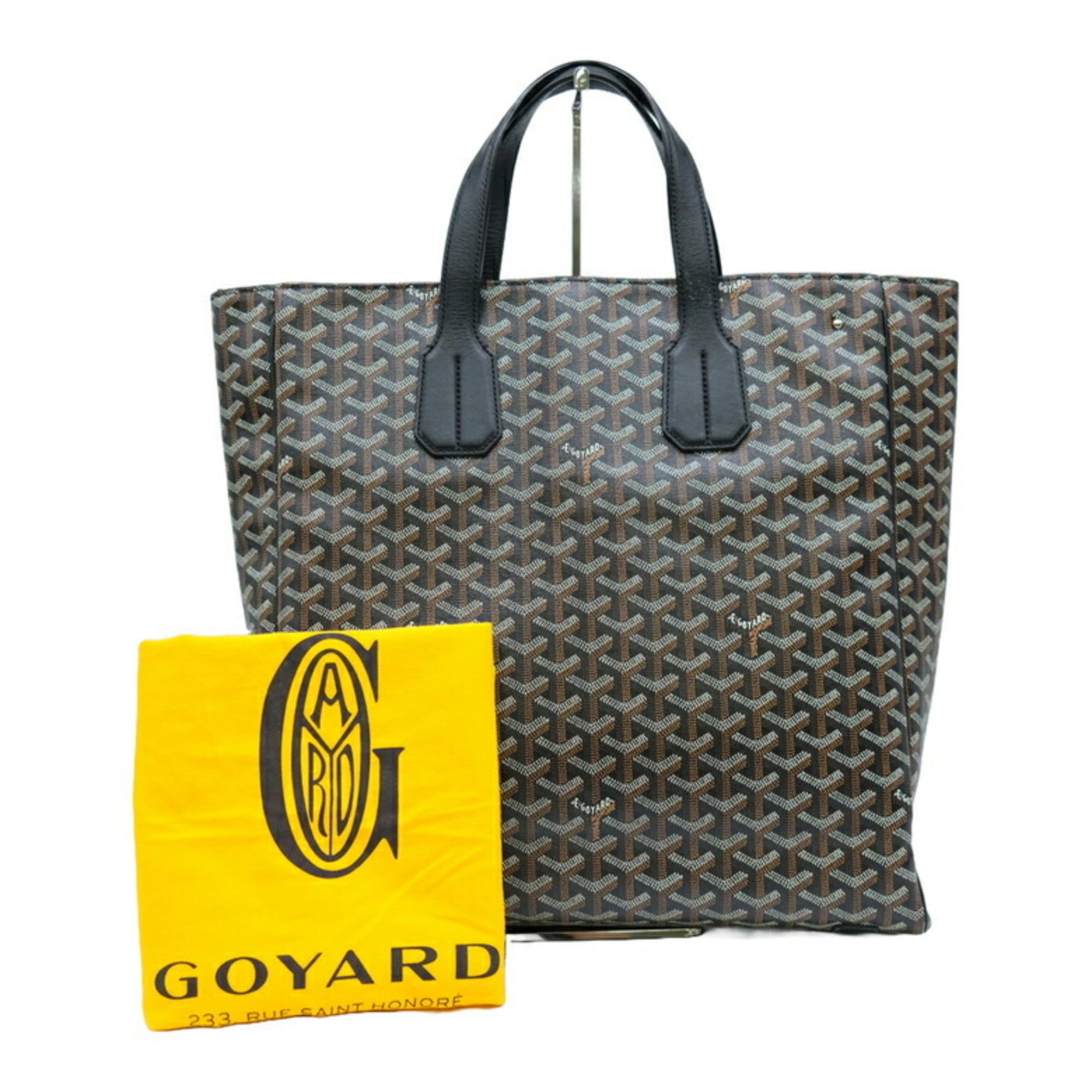 GOYARD Sac Voltaire tote bag Brown x black | eBay