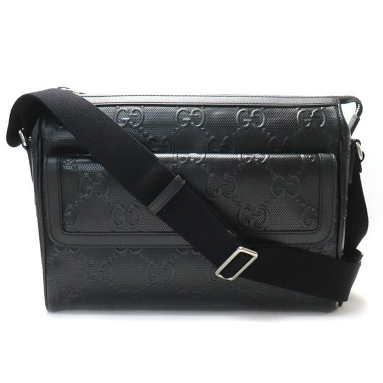 Gg embossed messenger bag sale