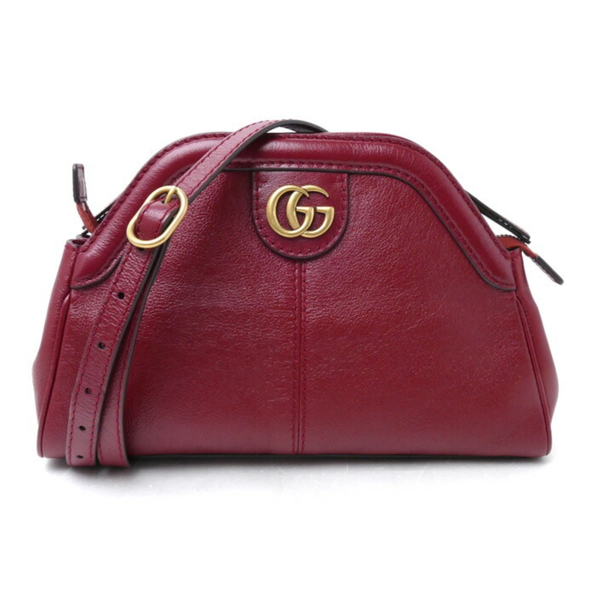 Pre Owned GUCCI Gucci Liber Small Cat Head Shoulder Bag Red 524620 Women s Good Walmart