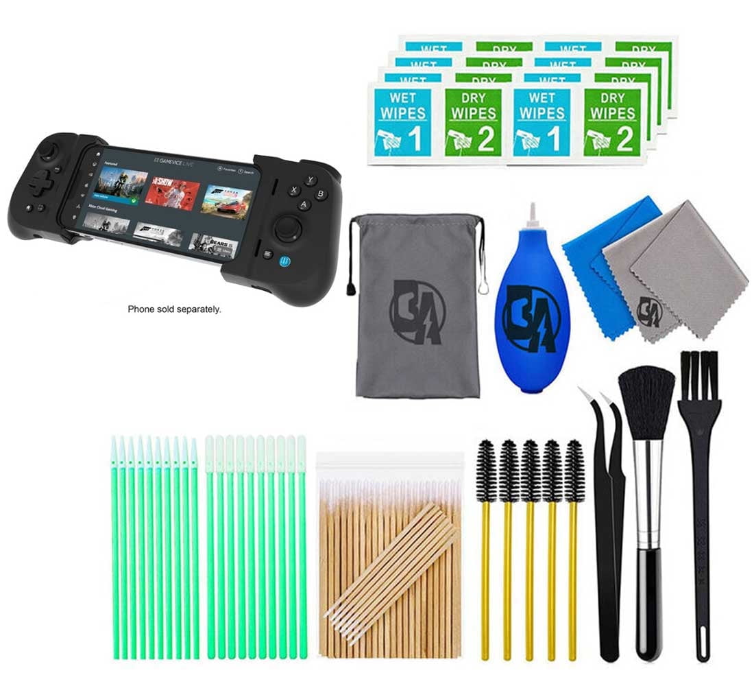 Pre-Owned Gamevice Flex Iphone With Cleaning Manual Kit Bolt Axtion (Refurbished: Like New)