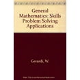 thumbnail image 1 of Pre-Owned General Mathematics: Skills Problem Solving Applications Paperback, 1 of 1