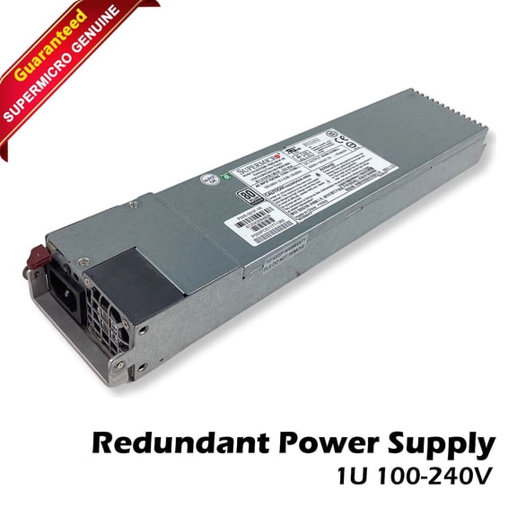 Pre-Owned Genuine SuperMicro PWS-501P-1R 80 Plus Platinum 500W Redundant Power Supply