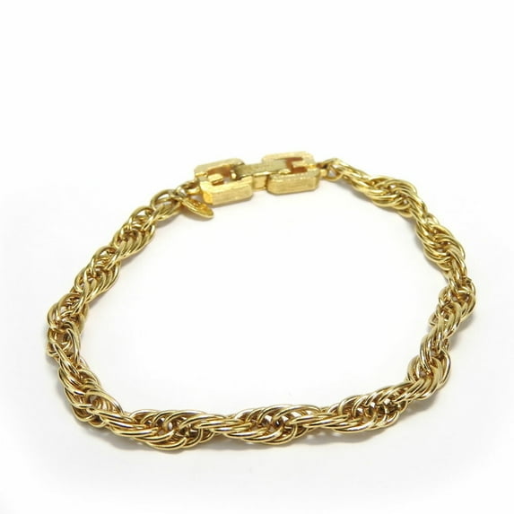 Pre-Owned Givenchy bracelet metal gold chain plated women's (Good)