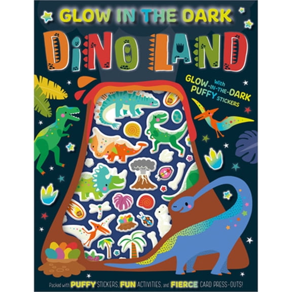 Pre-Owned Glow in the Dark Dino Land Activity Book