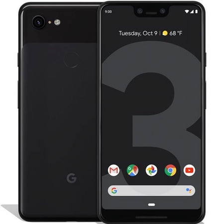 Restored Google Google Pixel 3 XL 64GB Just Black (Unlocked) + (Refurbished)