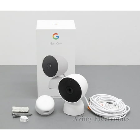Pre-Owned Google Nest Cam (Indoor, Wired) - Snow Gdade A (Good)
