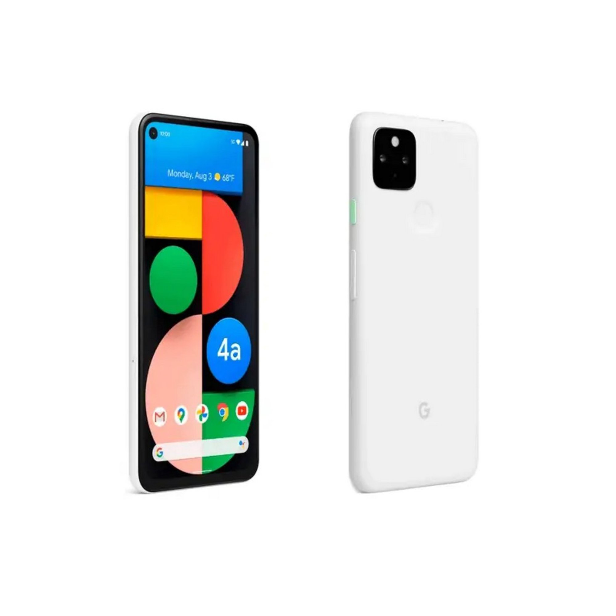 Pre-Owned Google Pixel 4a 5G, Fully Unlocked 128GB, White, 6.2 in