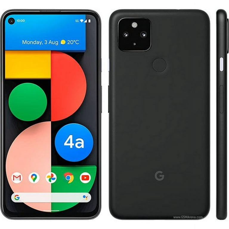 Pre-Owned Google Pixel 4a 5G G025E 128GB Just Black Fully Unlocked  (Refurbished: Good)