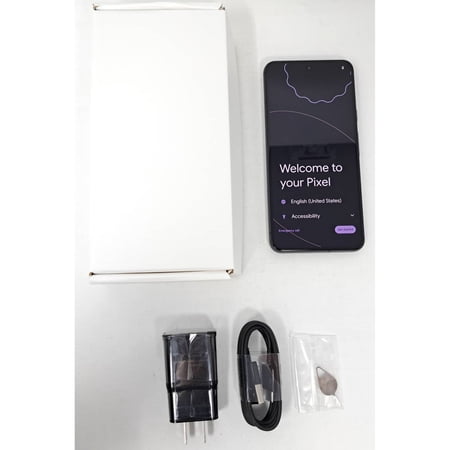 Pre-Owned Google Pixel 8 5G 128GB GKWS6 Factory Unlocked 6.2" 8GB RAM 50MP Smartphone - Obsidian (Good)