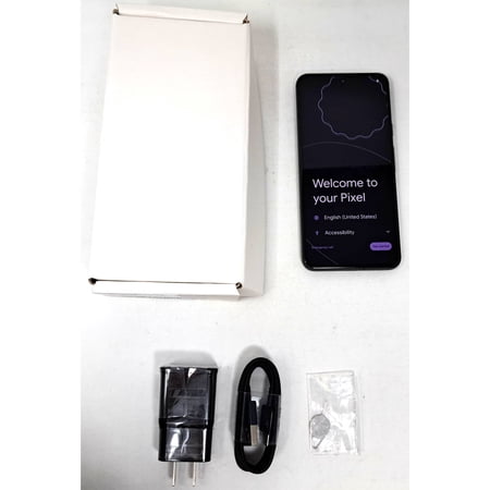 Pre-Owned Google Pixel 8 5G G9BQD 128GB Factory Unlocked 6.2" 8GB RAM 50MP Smartphone - Obsidian (Like New)