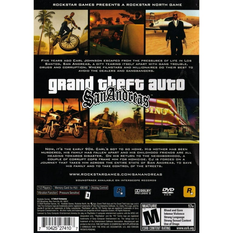 Grand Theft Auto San Andreas Special Edition