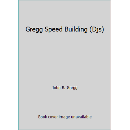 Gregg Speed Building (Djs), Used [Hardcover]