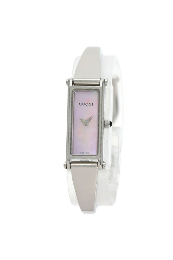 Pre-Owned Gucci 1500L Square Face Watch Stainless Steel SS Ladies GUCCI (Good)