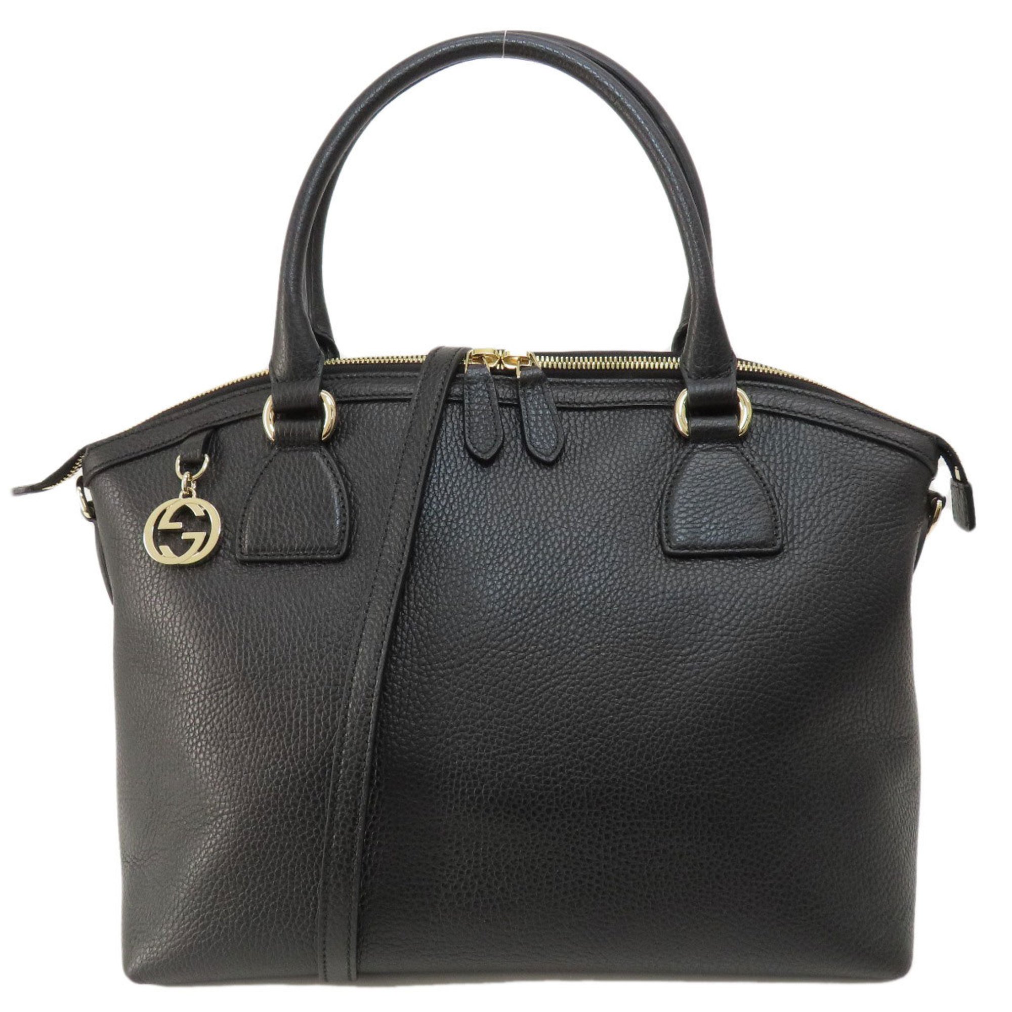 Pre Owned Gucci 493075 Metal fittings outlet tote bag leather ladies Good Walmart