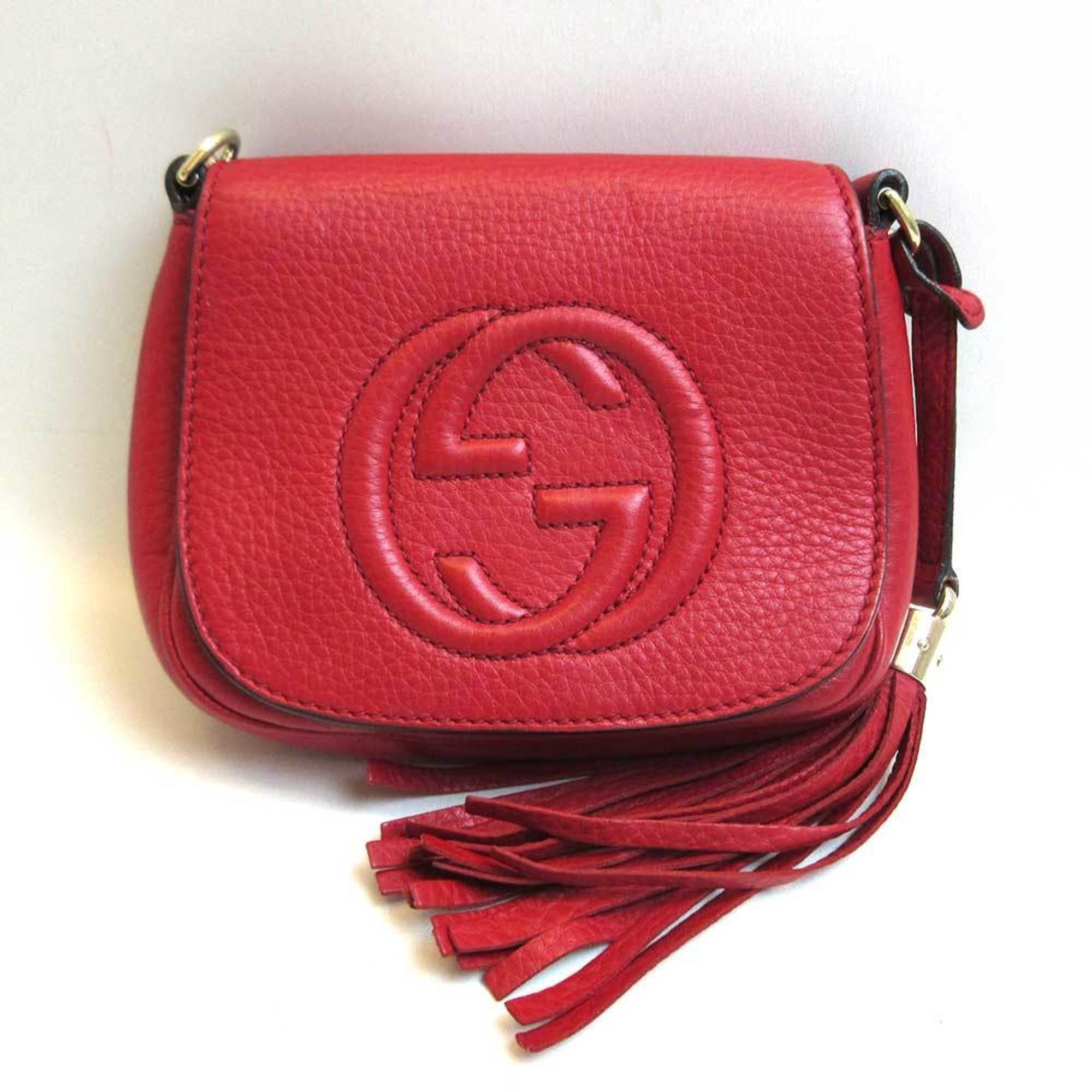 Red Gucci Soho camera bag with GG logo on the front - AGL2121 –  LuxuryPromise