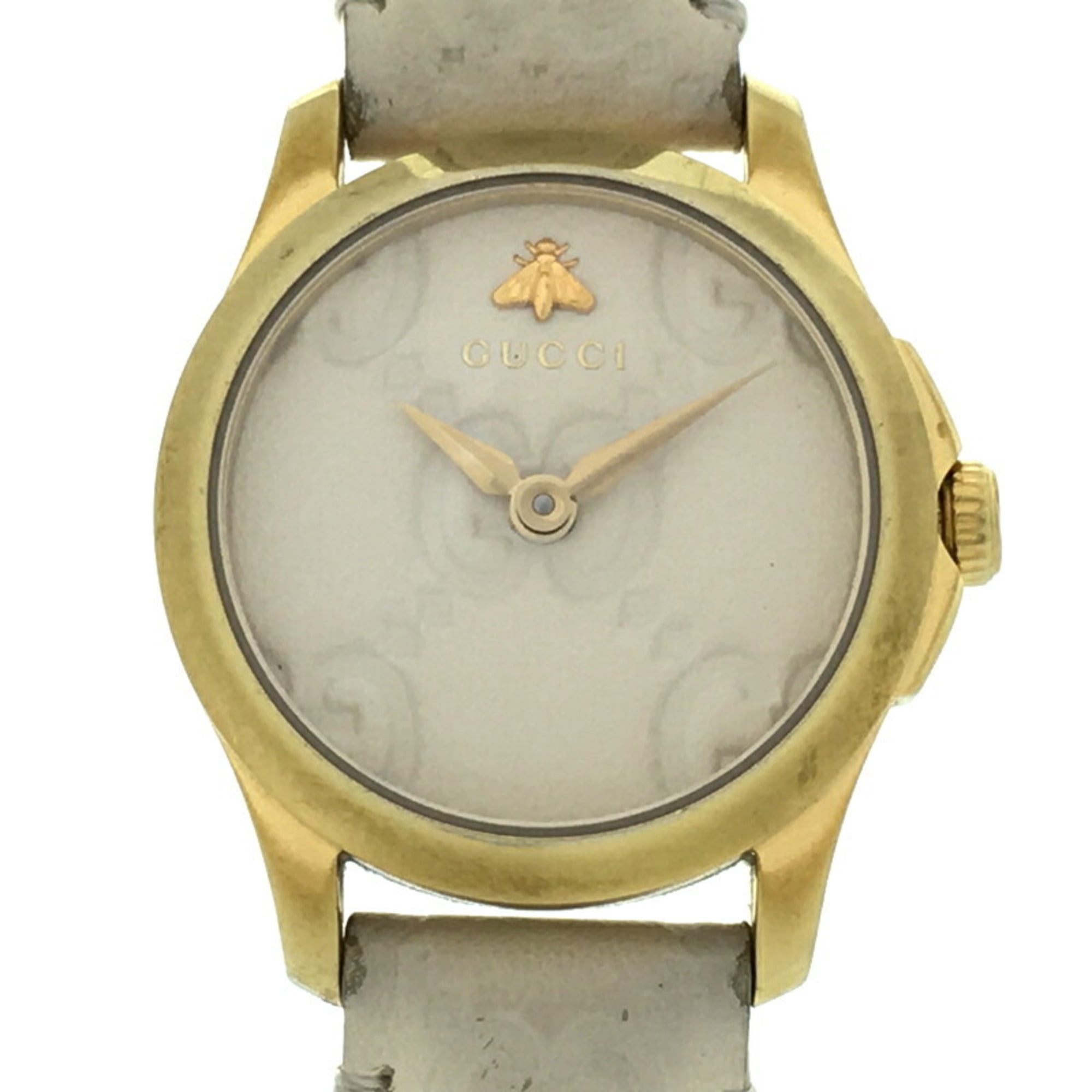 Pre-Owned Gucci G Timeless Ladies Watch YA126580 126.5 Gold  display picture 2