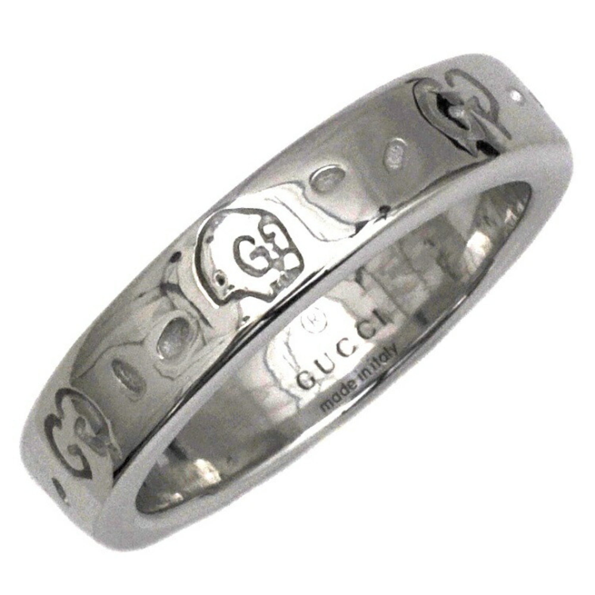 Gucci silver 2025 ghost 4mm ring