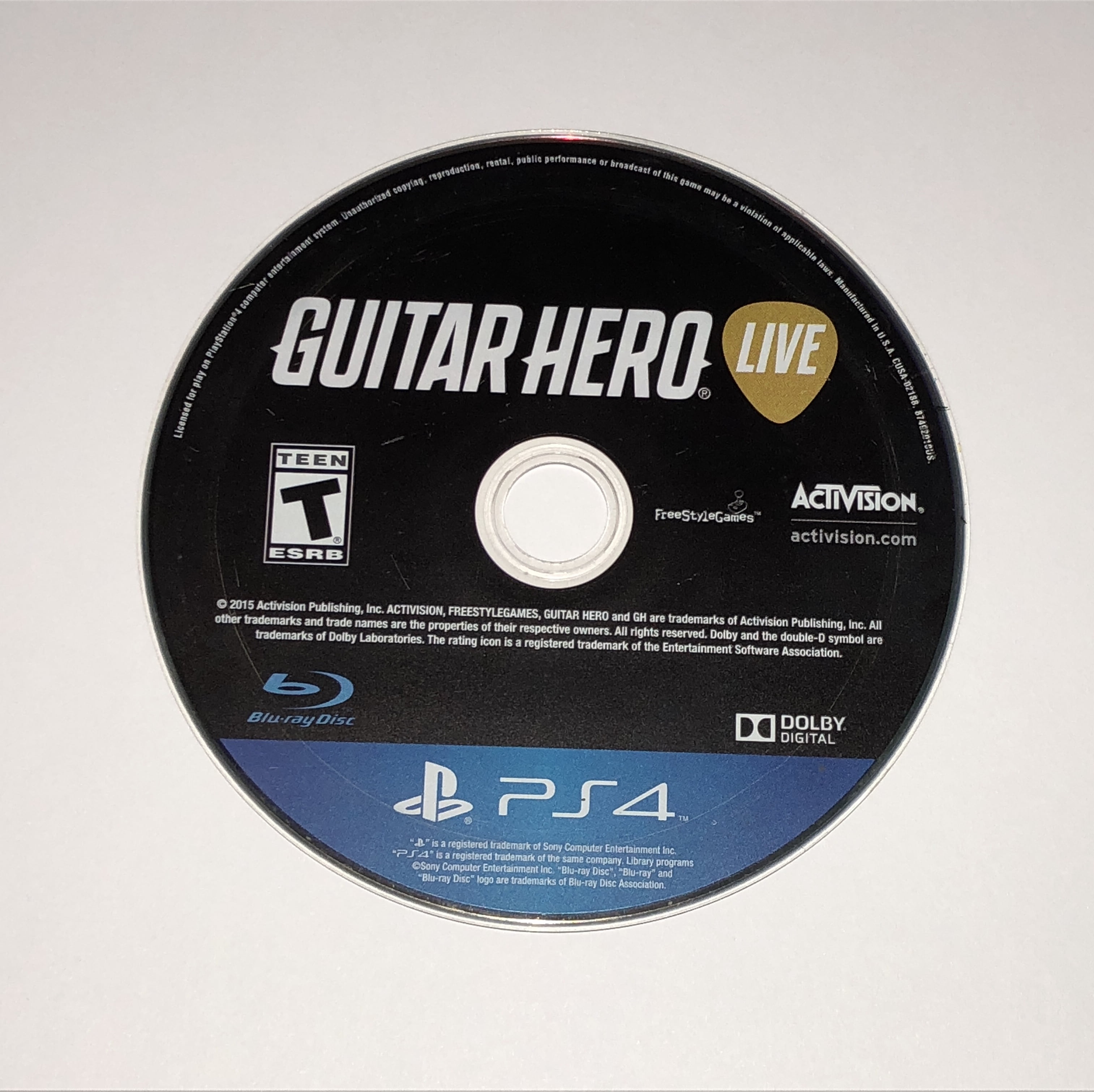 Playstation 4 Guitar Hero Live Guitar 
