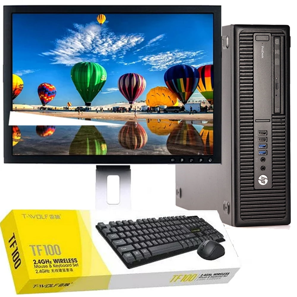 Pre-Owned HP 400 G1 Desktop Computer Intel Core i3 3.4GHz Processor 8GB ...