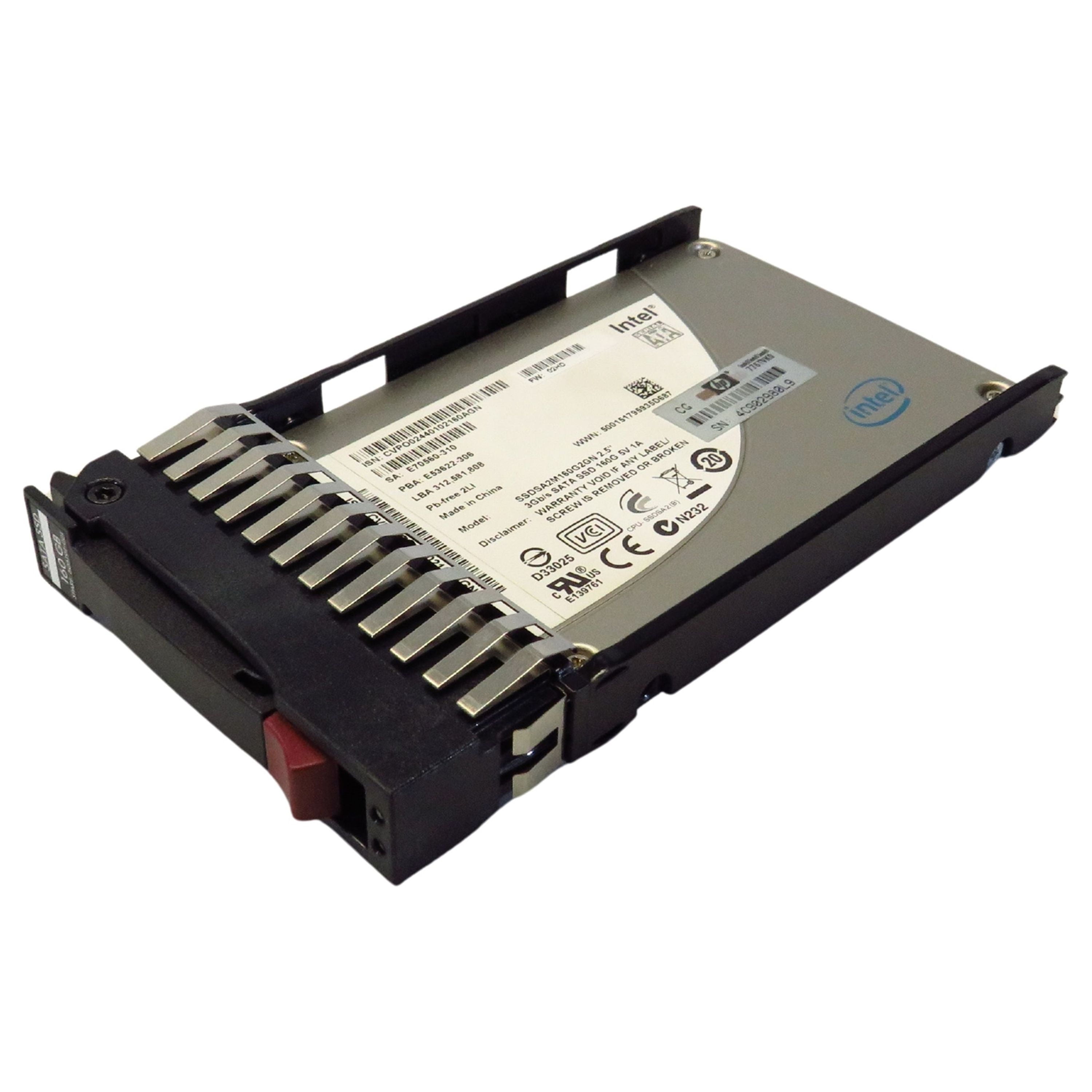 Pre-Owned HP 606194-001 160GB 2.5" SATA 3Gbps MLC SSD Solid State Drive (Good)