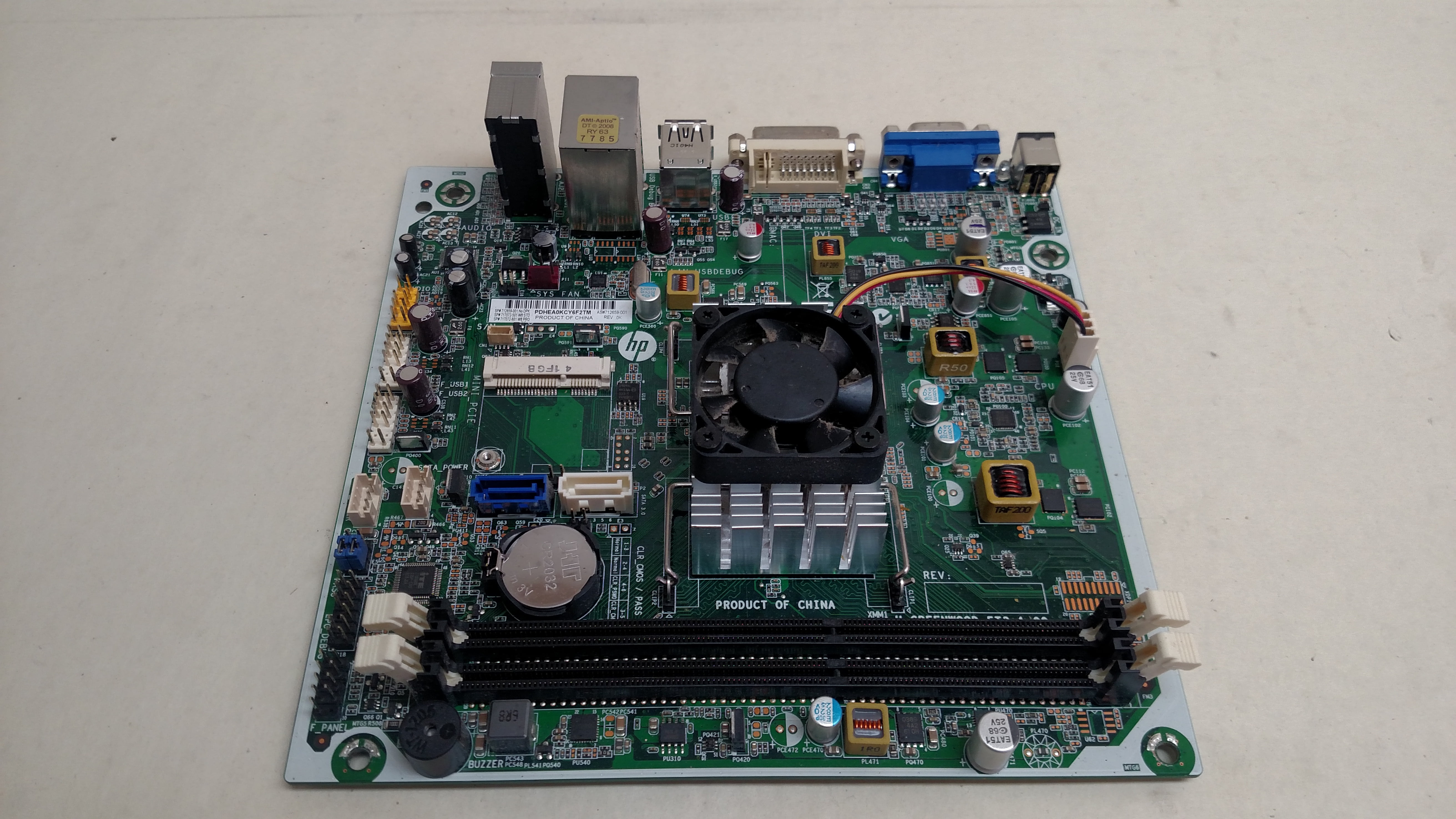 Pre-Owned HP 712659-001 Pavilion 400 AMD E1-2500 1.5GHz DDR3 Desktop Motherboard (Good)