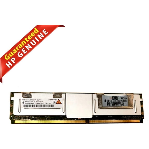 Pre-Owned HP Qimonda 8GB DDR2 PC2-5300F ECC 667MHz Server RAM - 398709-071