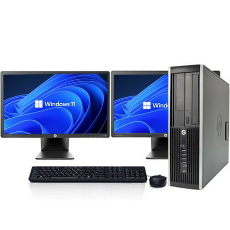 Restored HP Elite 8200 Desktop Computer Intel Core i5 Processor 8GB 1 TB Windows 11 Pro with DUAL 20  LED Monitor s Keyboard and Mouse (Refurbished) price history on PriceWatchPro