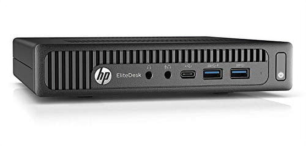 Pre-Owned HP EliteDesk 800 G2 Desktop Mini PC, Intel Core i5 6500T 2.5Ghz, 16GB DDR4 RAM, 256GB SSD Hard Drive, USB Type C, Windows 10