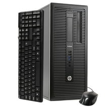 Pre-Owned HP ProDesk 600G2 Tower Computer PC, Intel Quad-Core i5, 512GB SSD, 8GB DDR4 RAM, Windows 10 Home, DVD, WIFI, USB Keyboard and Mouse