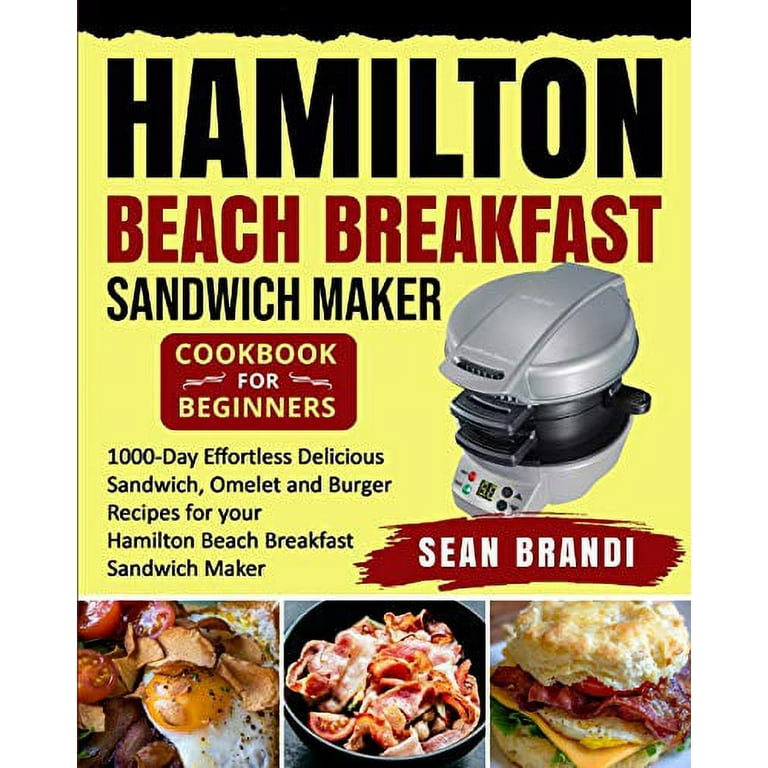 Hamilton Beach Breakfast Sandwich Maker w/ Recipe Book on QVC
