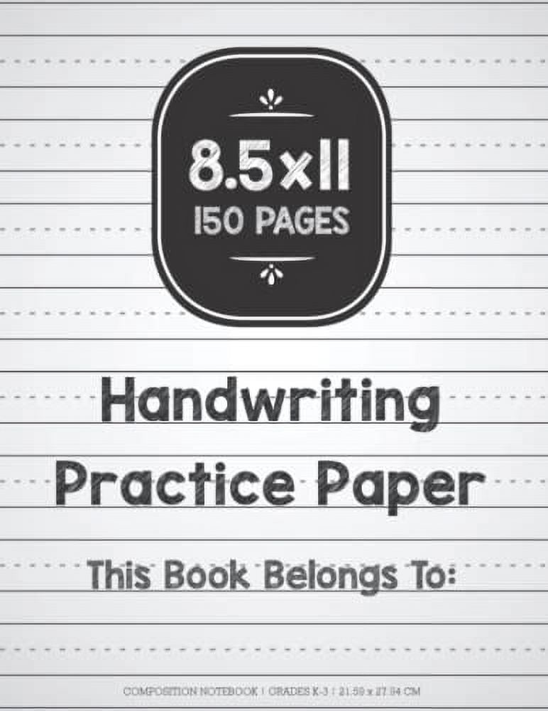 PreOwned Handwriting Practice Paper Composition Notebook Grades K3