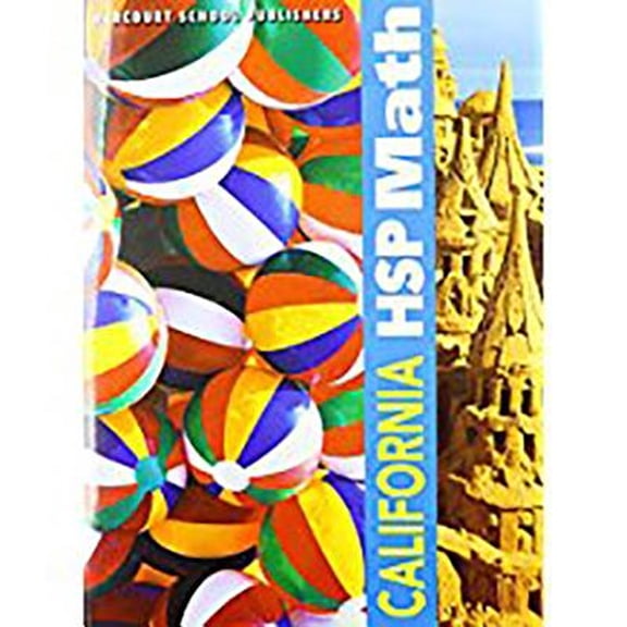 Pre-Owned Harcourt School Publishers Math: Student Edition Grade K 2009 Paperback - USED