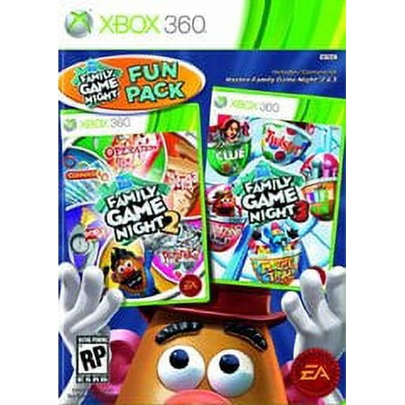 Pre-Owned Hasbro Family Game Night Fun Pack - Xbox360