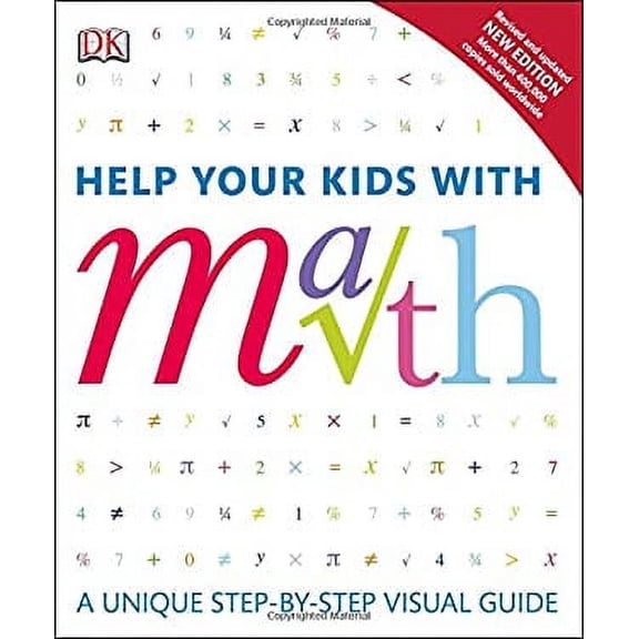 Pre-Owned Help Your Kids with Math: A Unique Step-By-Step Visual Guide by Barry Lewis (Paperback), Education, English