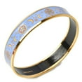 thumbnail image 1 of Pre-Owned Hermes Bangle / Bracelet HERMES Email MM Cloisonne Astrology Royal Blue Gold (Good), 1 of 1