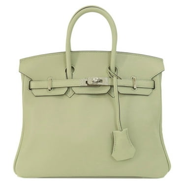 Pre-Owned Hermes Birkin 25 Green Handbag Swift Women's HERMES (Good)