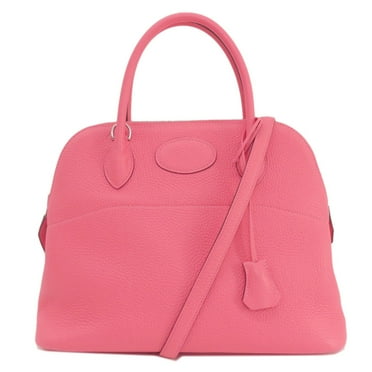Pre-Owned Hermes Bolide 31 Rose Azalee Handbag Taurillon Women's HERMES (Good)