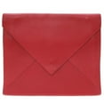 thumbnail image 1 of Pre-Owned Hermes Couchevel Red 〇Z Engraved Clutch Bag 0225 HERMES Second Cup 5J0225E5 (Good), 1 of 7