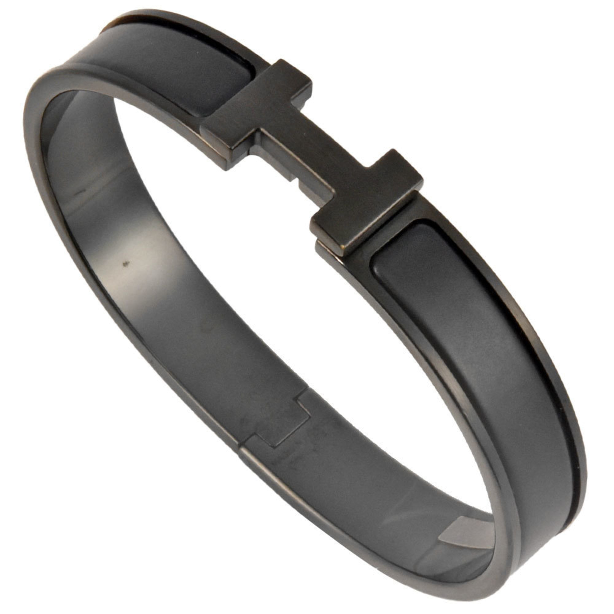 Hermes Enamel Click HH Bangle in So Black Kuwait Ubuy