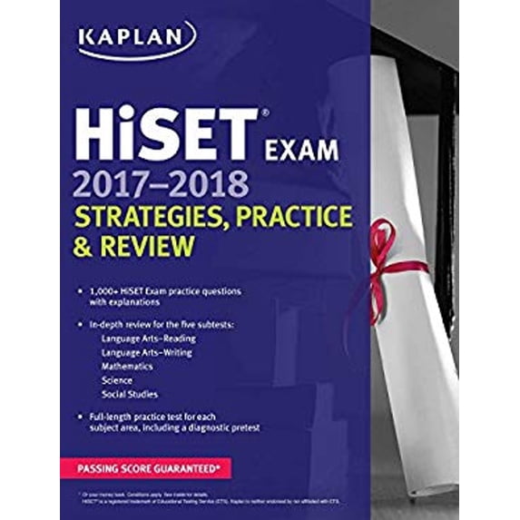 Pre-Owned HiSET Exam 2017 Strategies, Practice and Review (Paperback) 9781506224541