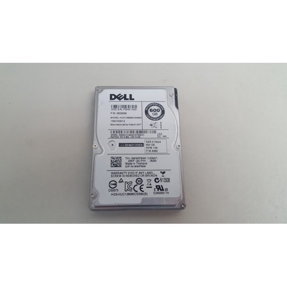 Pre-Owned Hitachi Dell HUC106060CSS600 600 GB SAS 2 2.5 in Enterprise Hard Drive (Good)