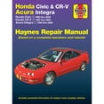 thumbnail image 1 of Pre-Owned Honda Civic, Cr-V & Acura Integra 1994 Thru 2001 Haynes Repair Manual: Honda Civic - 1996 Thru 2000 (Paperback) by Larry Warren, 1 of 1