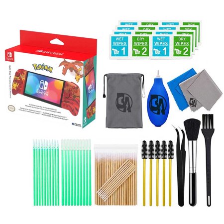 Pre-Owned Hori - Split Pad Pro for Nintendo Switch - Charizard With Cleaning Manual Kit Bolt Axtion Bundle