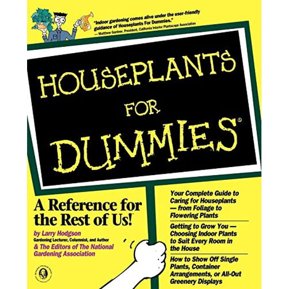 Pre-Owned Houseplants for Dummies by Larry Hodgson (Paperback), English